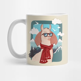 Amazing adventure of a cool lama Mug